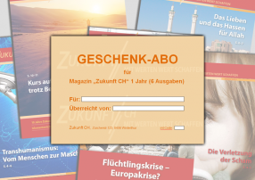 Geschenkabo des Zukunft CH Magazins